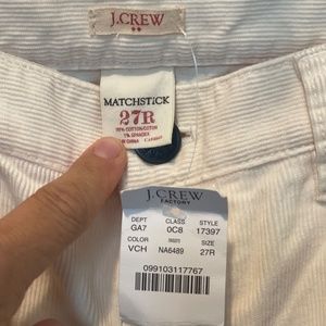 New Jcrew vintage corduroy pants